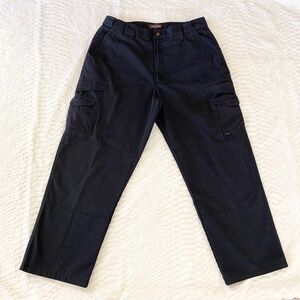 Tru Spec Tactical Rip Stop Cargo Field BDU Pants Mens 34x29 Black Police Militar